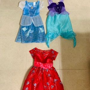 Disney Play Dresses Bundle Size 4-6X